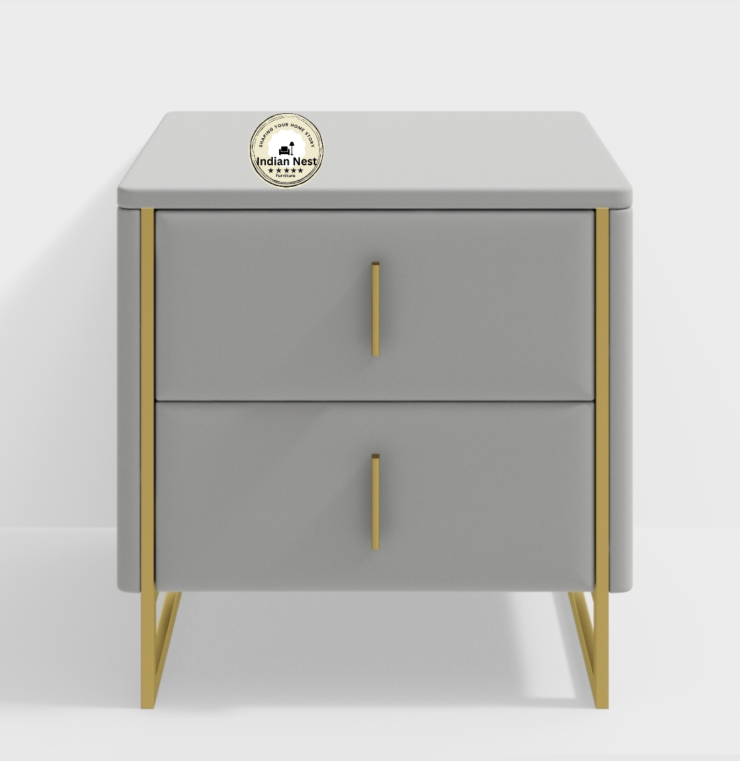 Aahed Grey Bed Side Table
