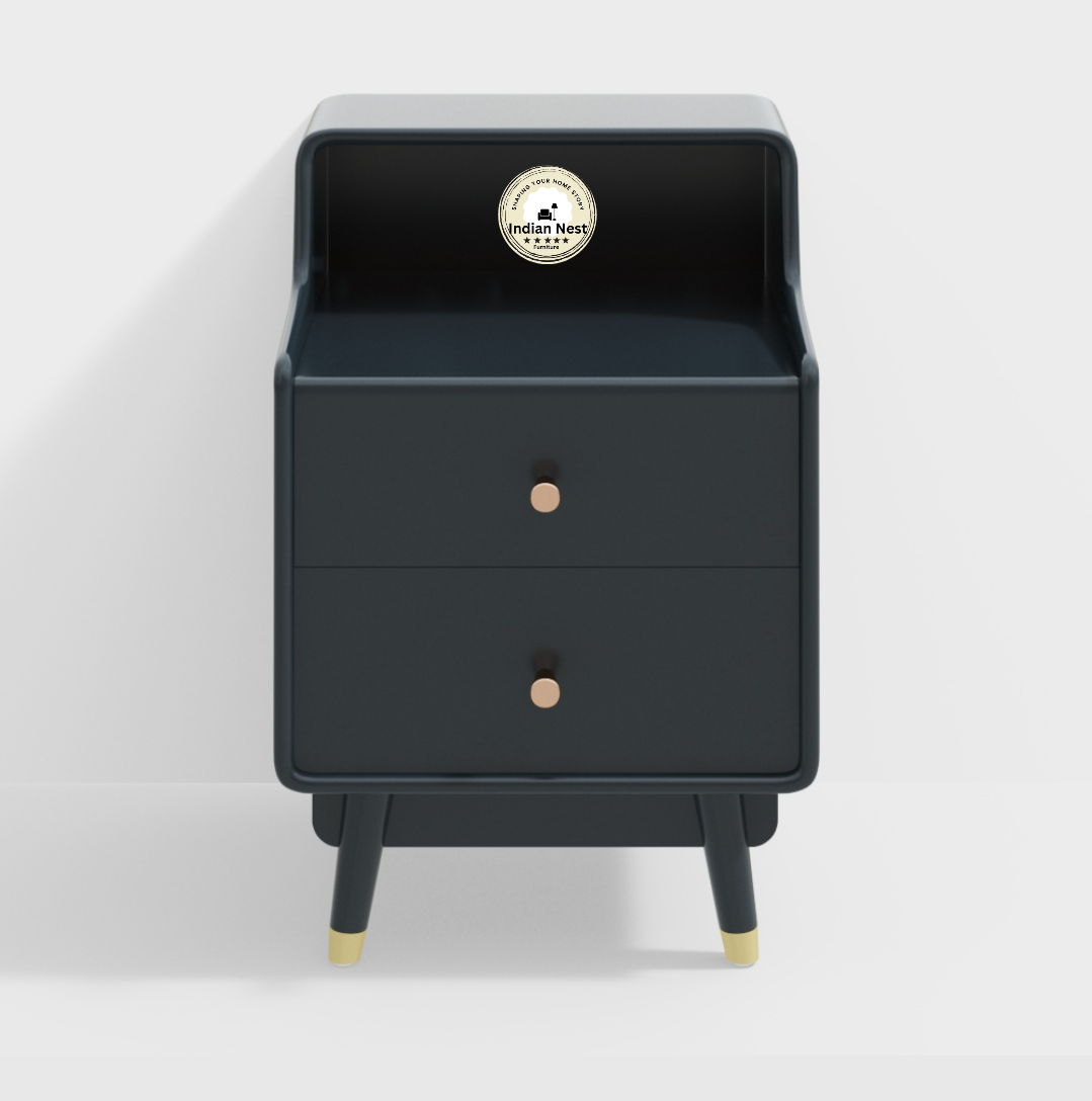 Keswick wooden bed side table