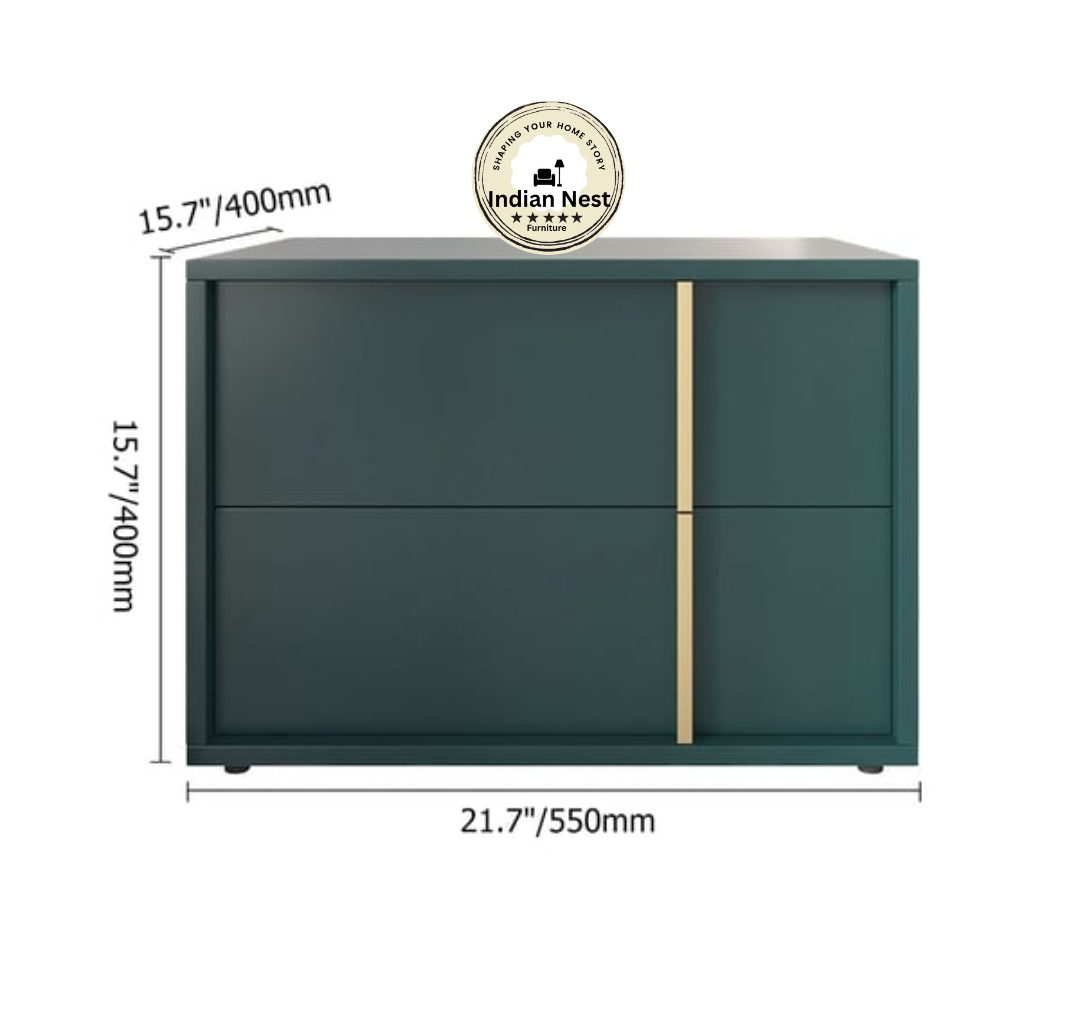 Ocean green colour bed side table