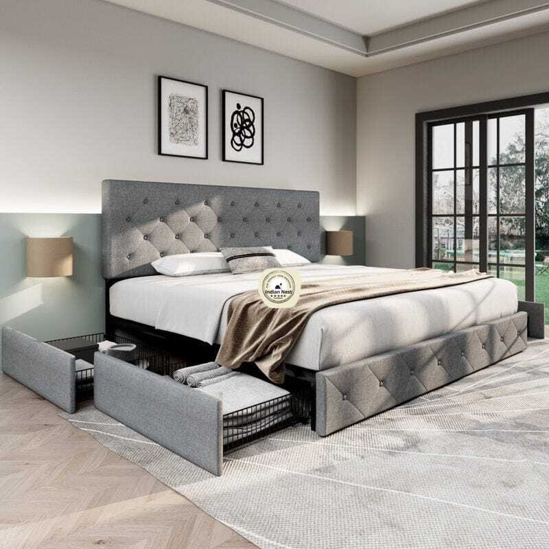 Mexican Bed With Side Drawer