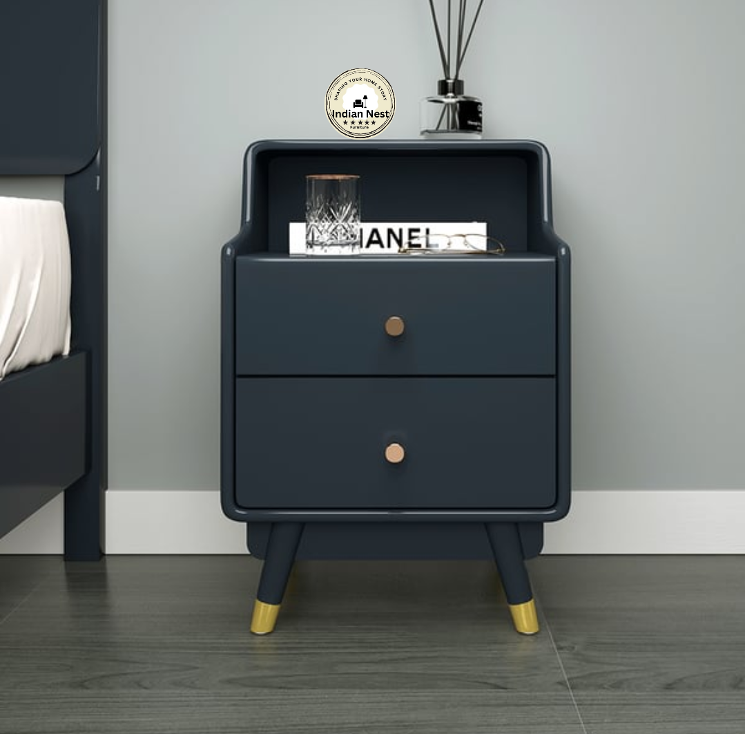 Keswick wooden bed side table