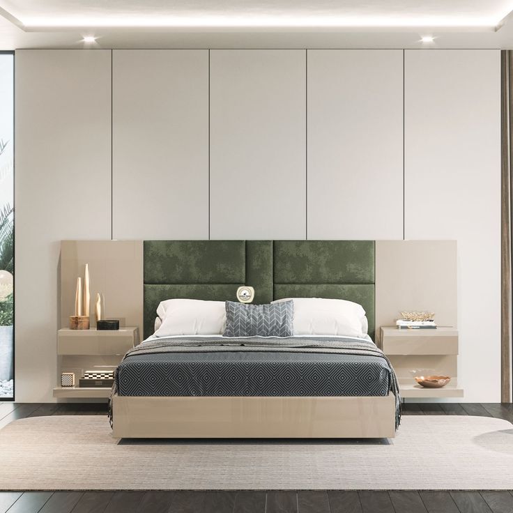Aahed Romania Upholsered Bed Without Storage