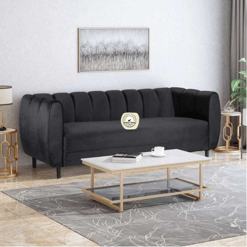 Aspen Modern Sofa In Suede