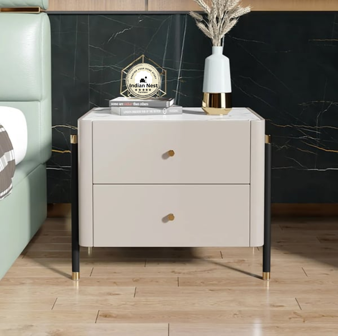 Alpine Wooden Bed Side Table