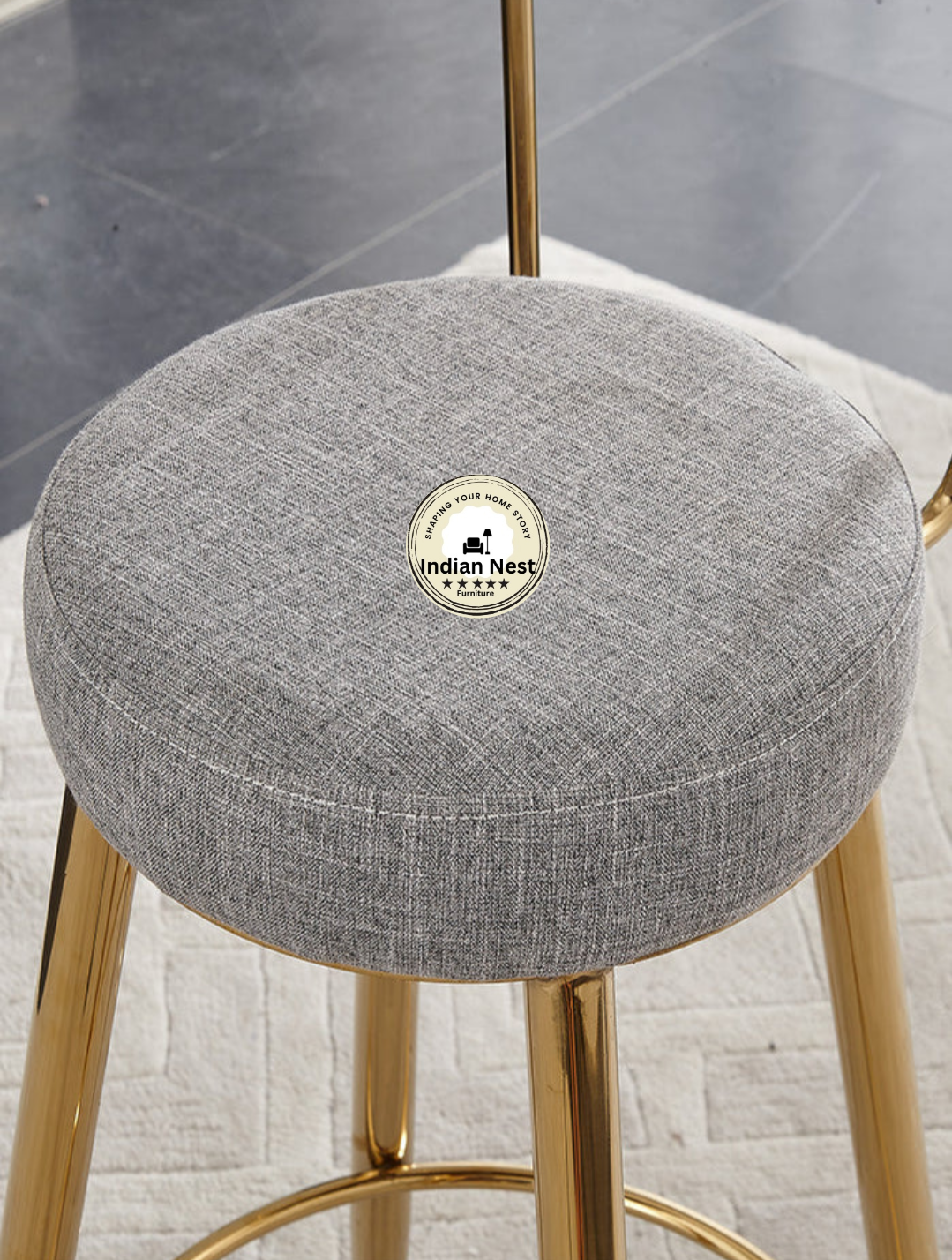 Aahed Octagon Bar Chair