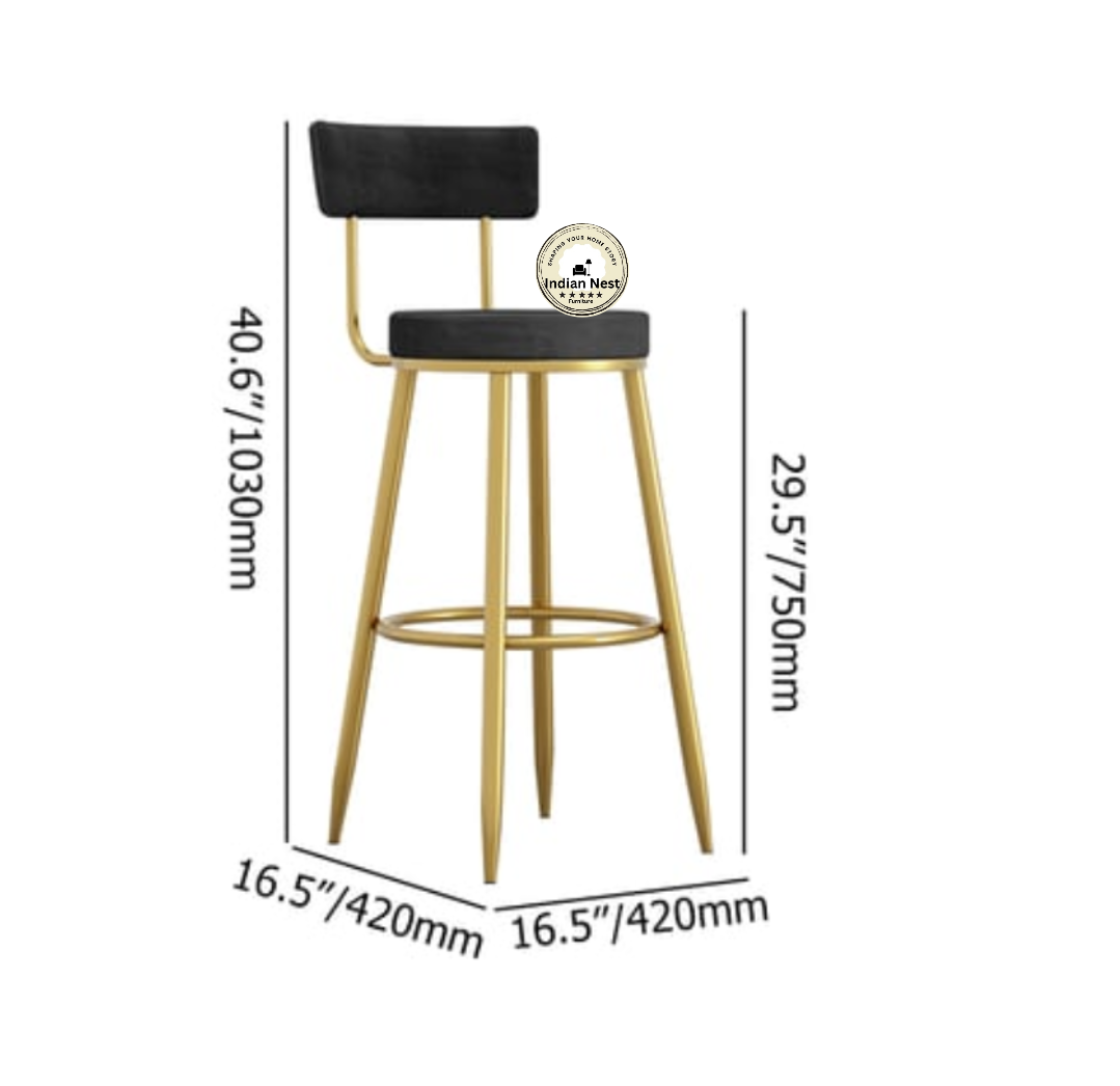 Ontario Black Bar Chair