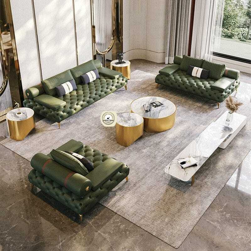 Alfino Rolled Support Sofa Set