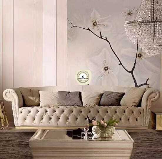 Boxer Luxury Chesterfield Sofa In Velvet