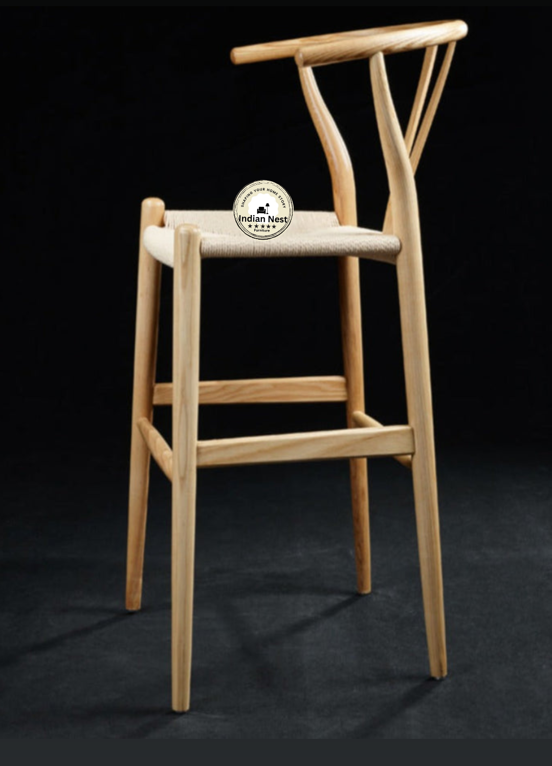 Odell Wooden Bar Chair