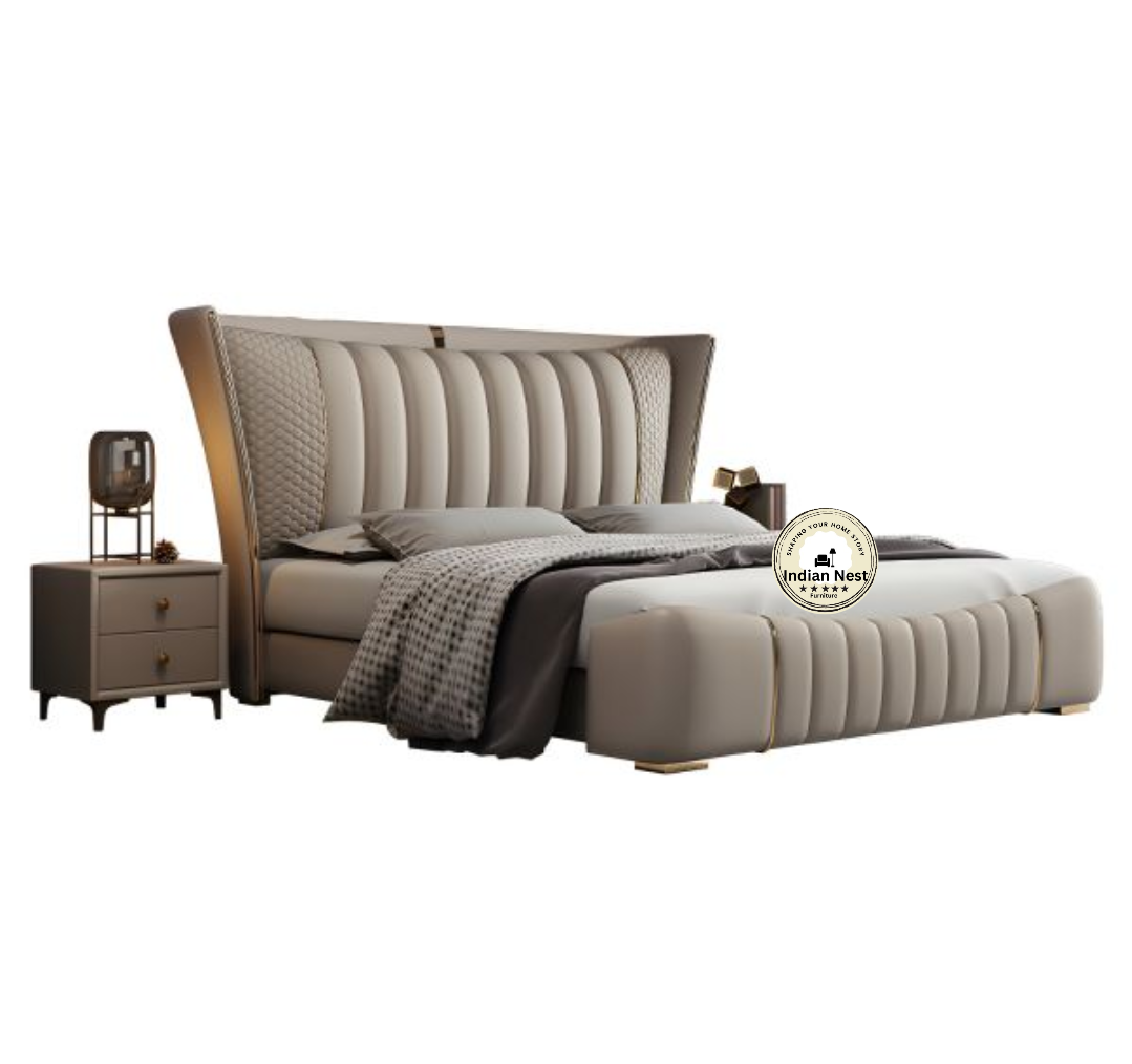 Aahed Portugi Tufting Upholstered Bed