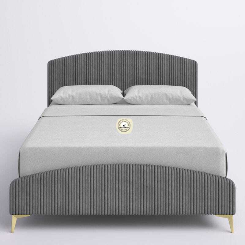 Cardiff Tufting Grey Bed