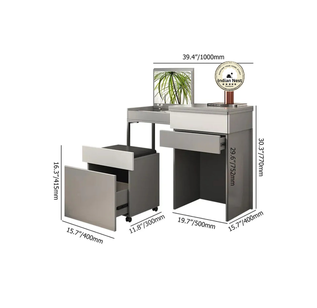 Aahed Modern Wooden Makeup Dresses