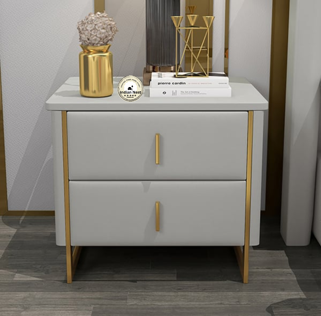 Aahed Grey Bed Side Table