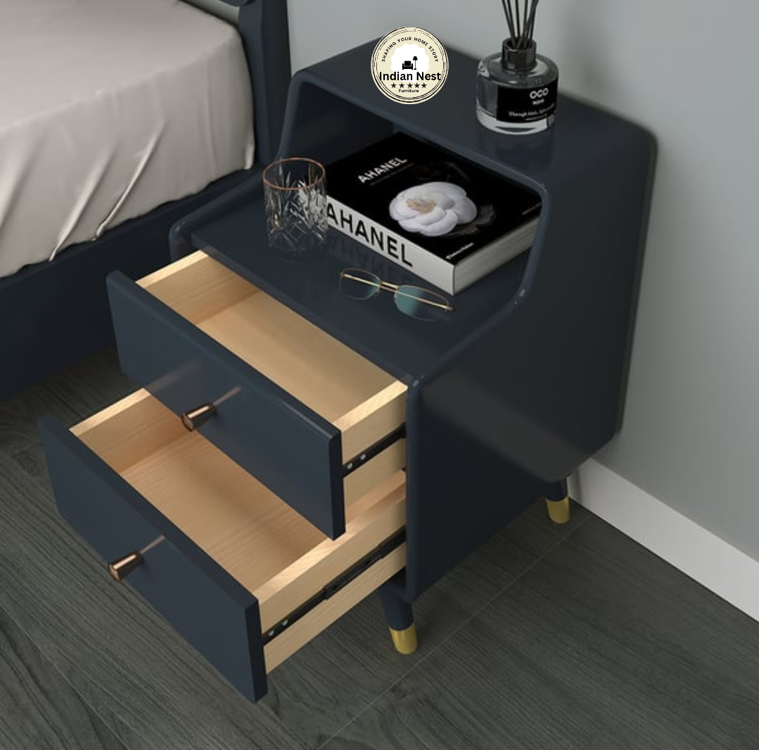 Keswick wooden bed side table
