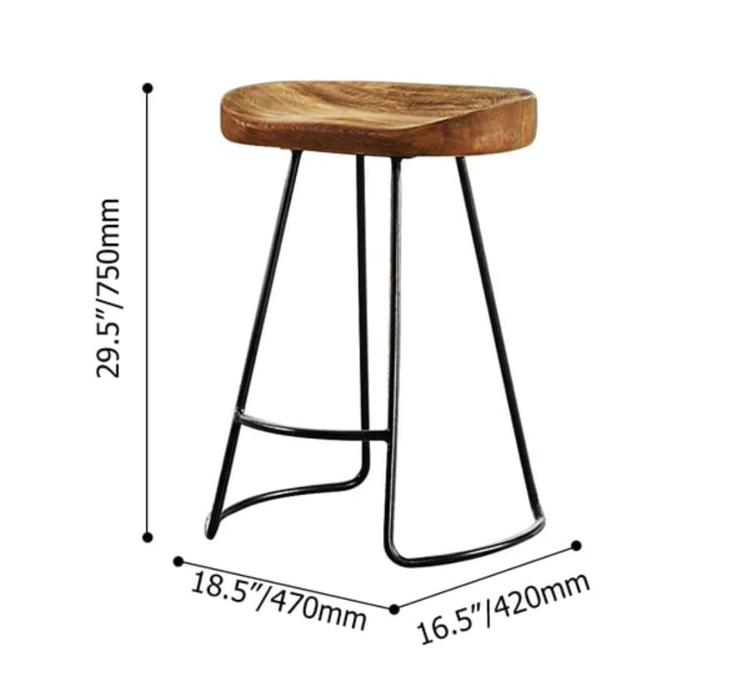 Krystal Wooden Bar Counter & Stool