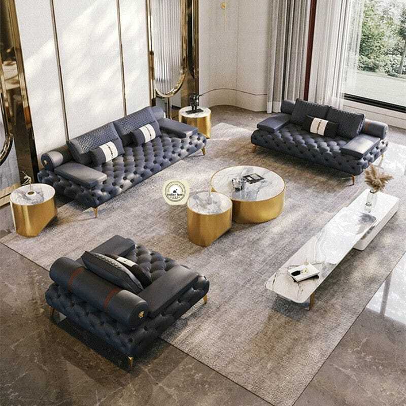 Alfino Rolled Support Sofa Set