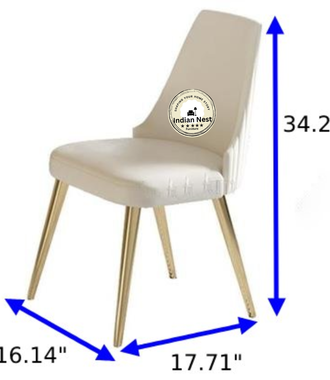 Aahed White Cobe Dining Table