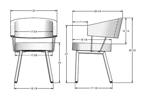 Portrayal Dining Chair Pair