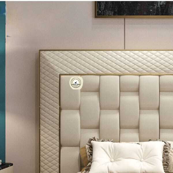 Amour
Nordic leatherette bed without storage