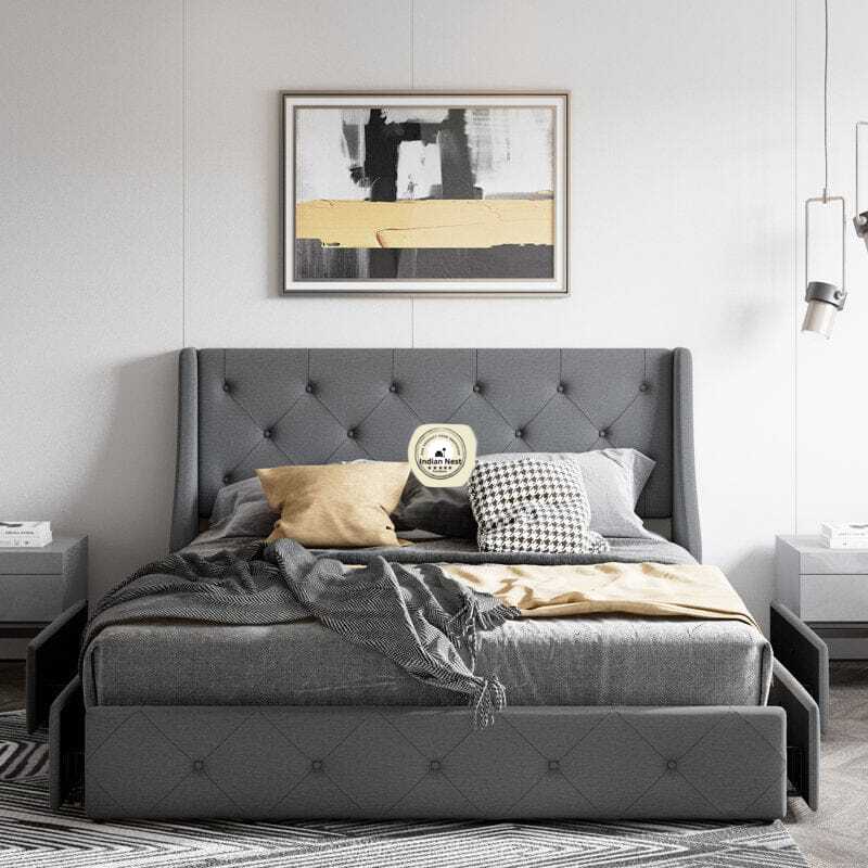 Mexican Bed With Side Drawer