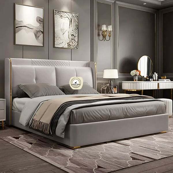 Nordic Upholstery bed in Leatherette with storage