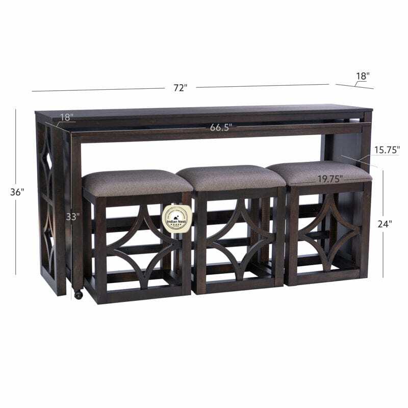 Erick Ashley Combo Console With 3 Stool