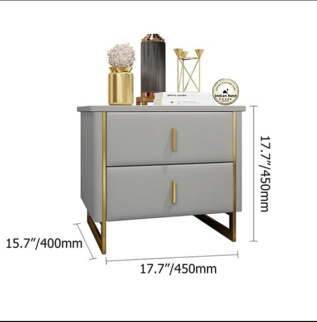 Aahed Grey Bed Side Table