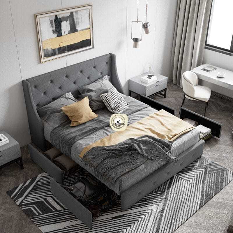 Mexican Bed With Side Drawer