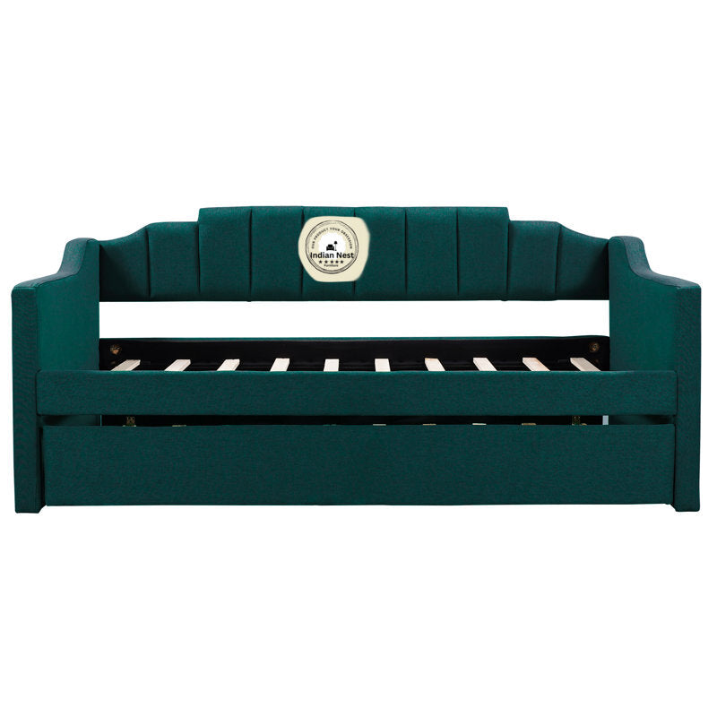 Bottle Green Daybed With Trundle