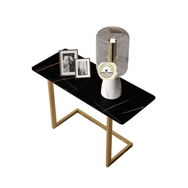 Acrylic Black Console Table