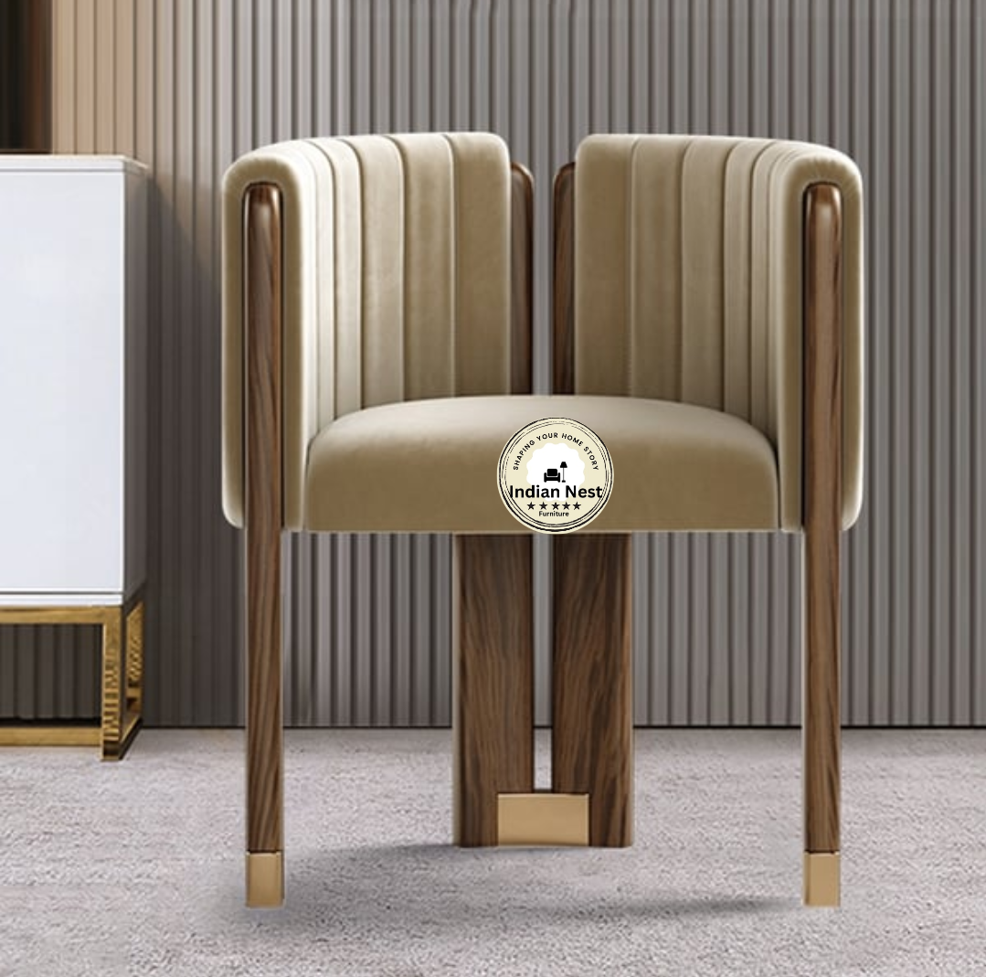 Wooden Italian Accent Chair