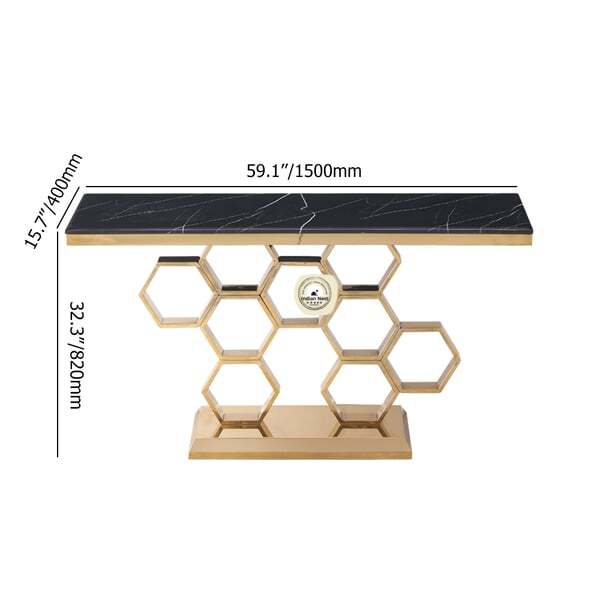 Attracting Black Consol Table