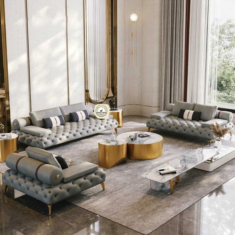 Alfino Rolled Support Sofa Set