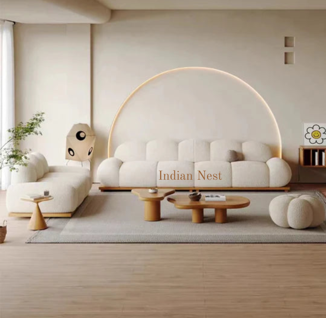 Pumpkin Style Sofa Set