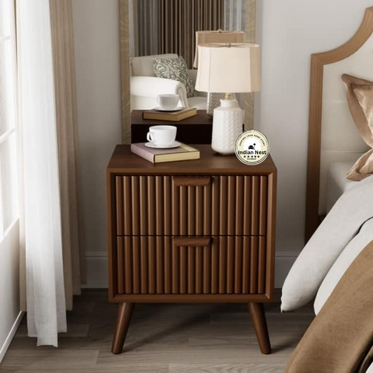 Oshkosh wooden bed side table