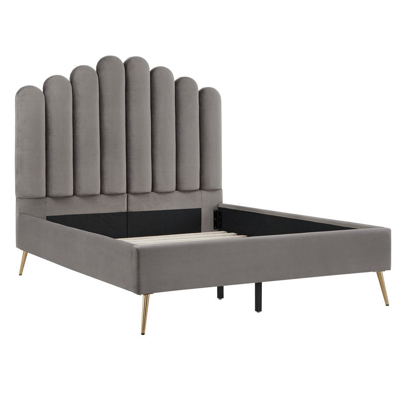 Aahed Knack Vertical Lines Upholstered Bed