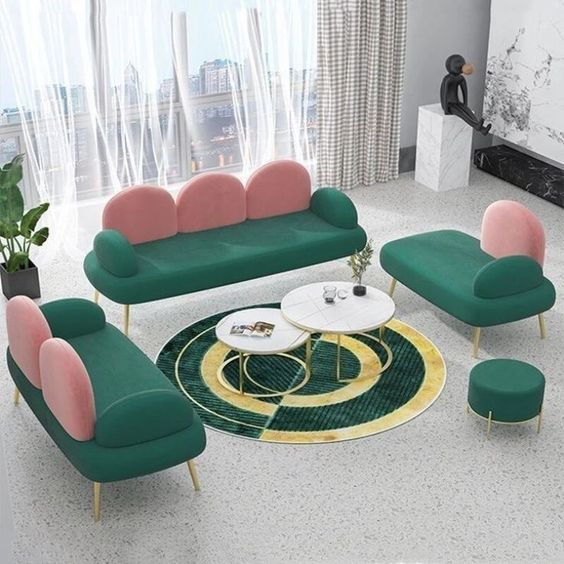 Kitty Ketchup Sofa Set