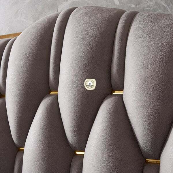 Helsinki tuffted bed with wingback headboard