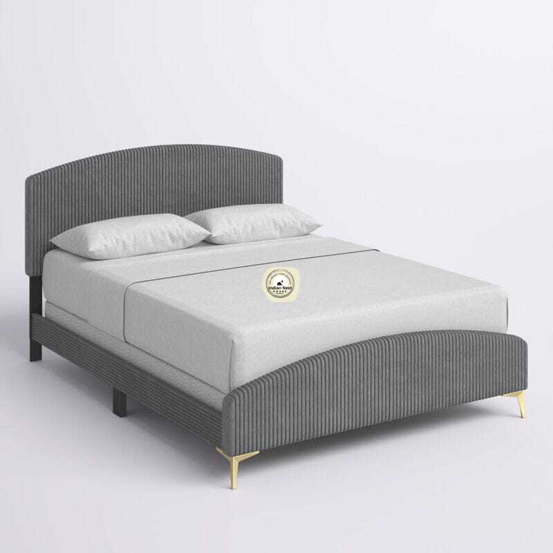 Cardiff Tufting Grey Bed