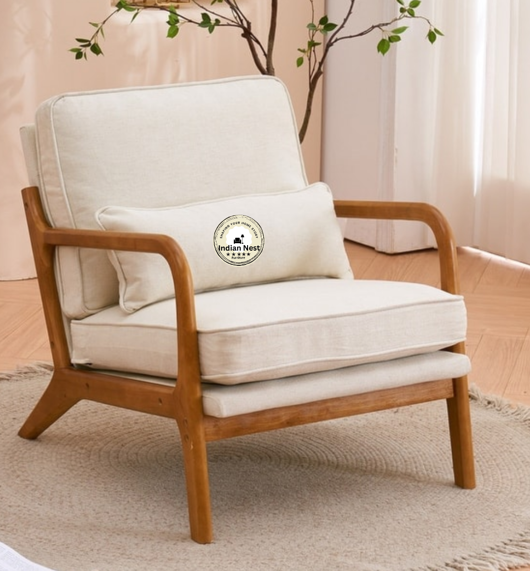 Osiris Wooden Accent Chair