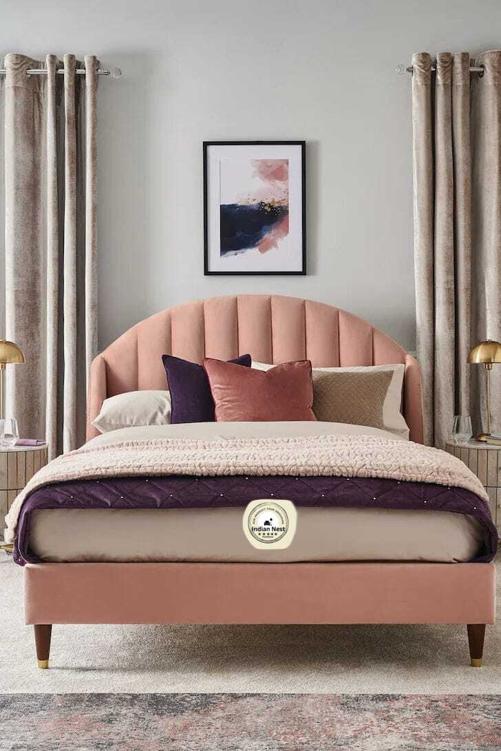 Glam Vertical Tufting Bed