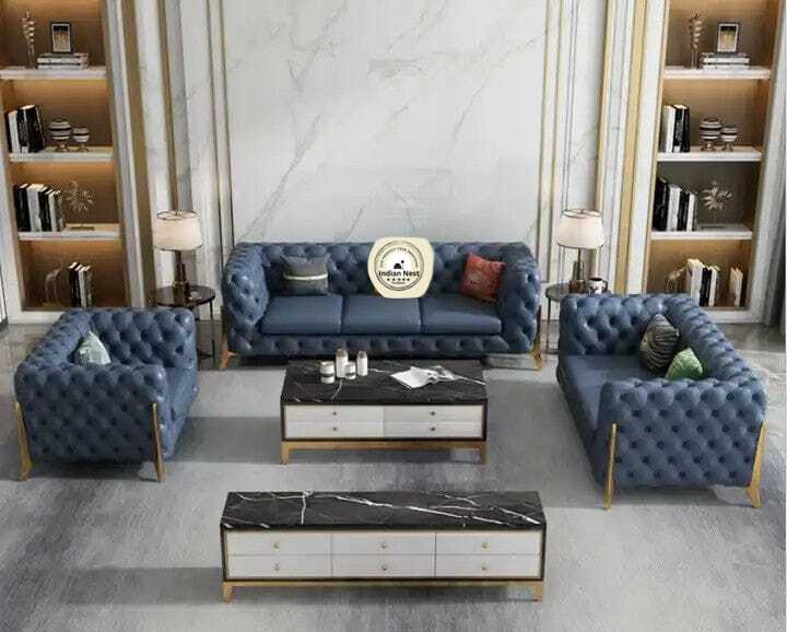 Al Jazeere Family Sofa Set In Leatherette