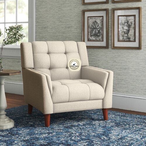 British Armed Chair With Wooden Leg