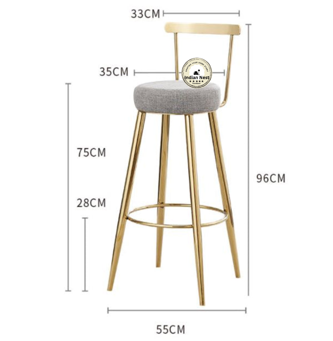 Aahed Octagon Bar Chair