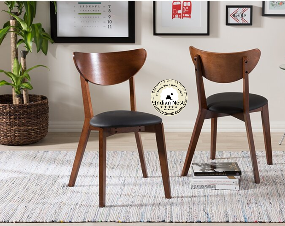 Douglas Aarline Aesthetic Wooden Dining Chair (Pair)