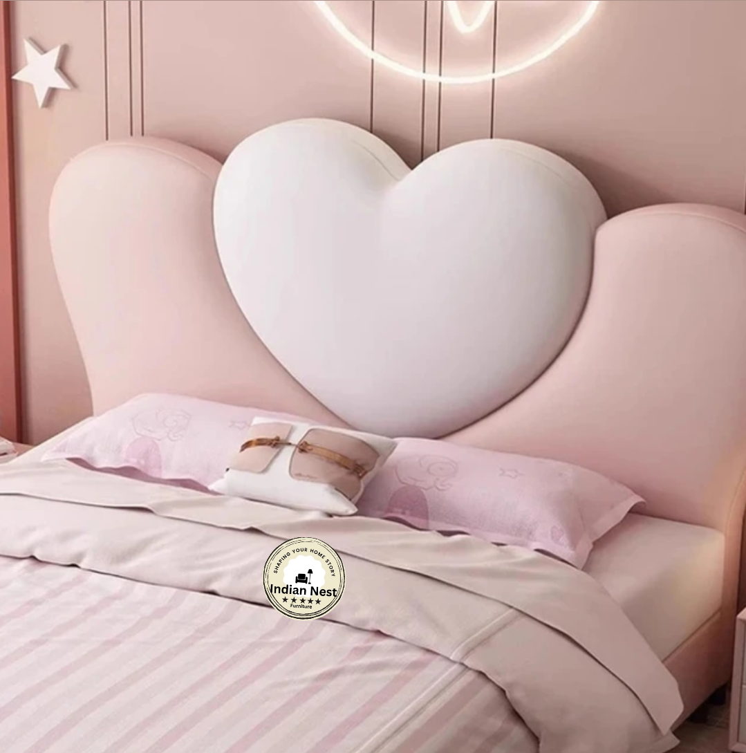Aahed Heart Upholstered Bed