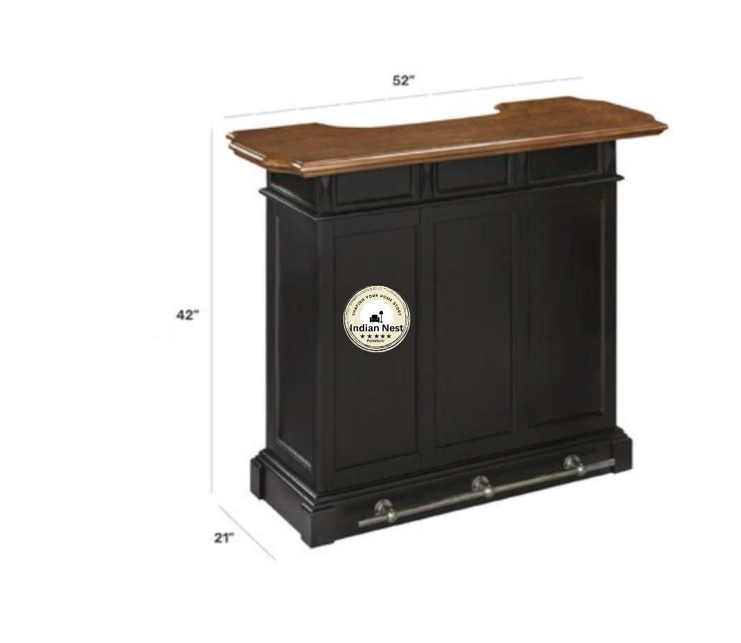 Wooden Cris Bar Counter