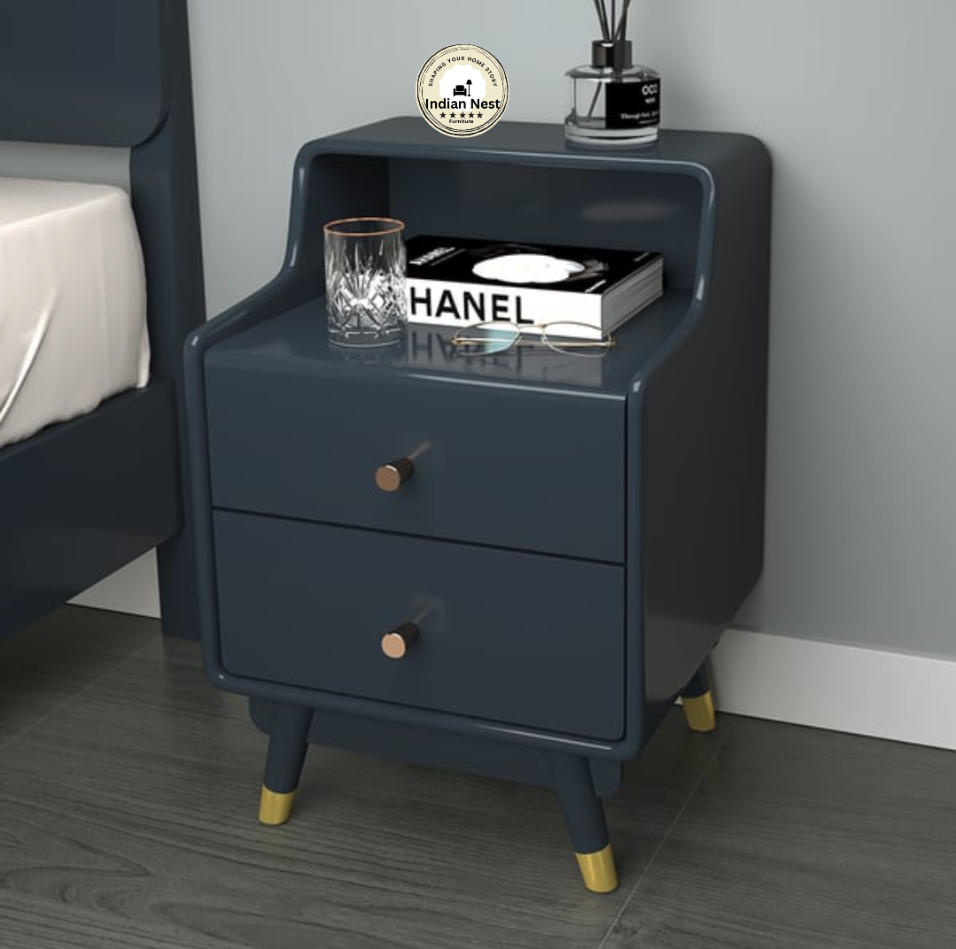 Keswick wooden bed side table