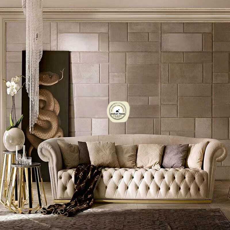 Boxer Luxury Chesterfield Sofa In Velvet