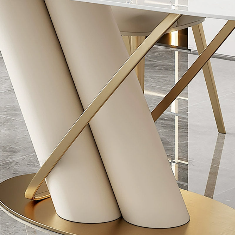 Erick Albino Of White Dining Table